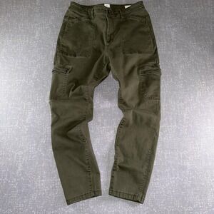 Gap Pants Womens 12‎ Green High Rise Skinny Cargo Twill Pockets Casual Utility